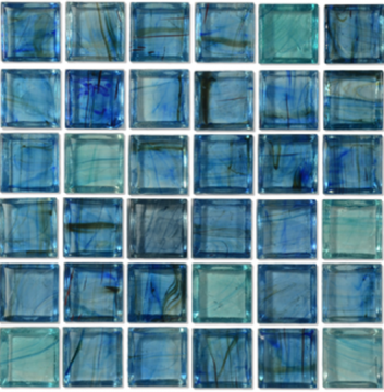 Aquabella Fjord Silent 1x1 Glass Tile